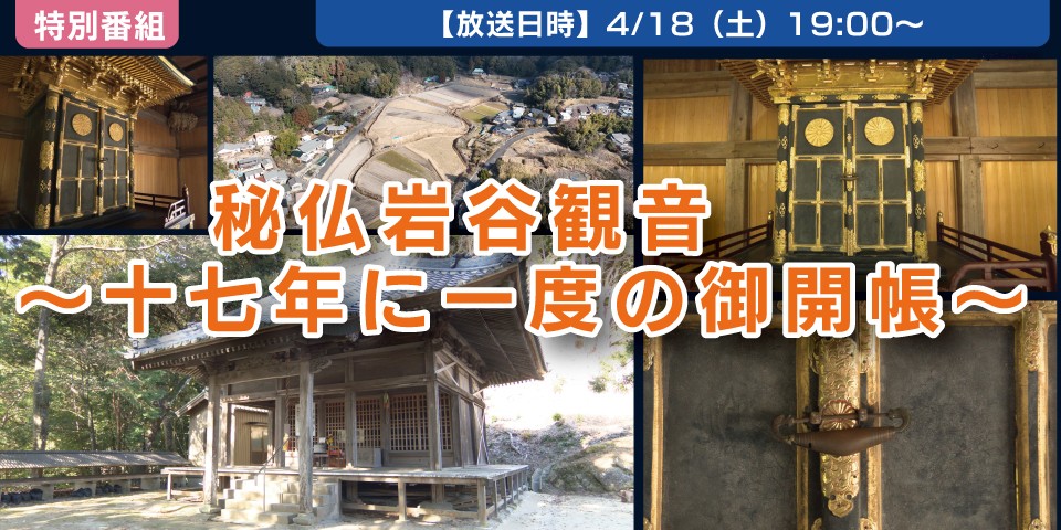 秘仏 岩谷観音～十七年に一度の御開帳～